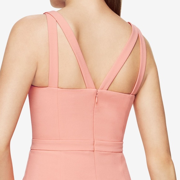 BCBGMAXAZRIA "Alexia" Cutout Dress in Light Coral - Picture 5 of 8